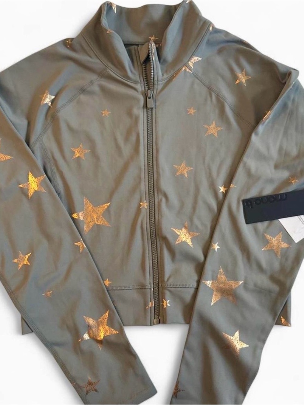 Ladies , Star-Print Zip Jacket